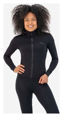 Maillot Manches Longues Velo Rogelli Distance Femme Noir