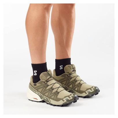 Trail-Schuhe Salomon Speedcross 6 GTX Khaki Herren
