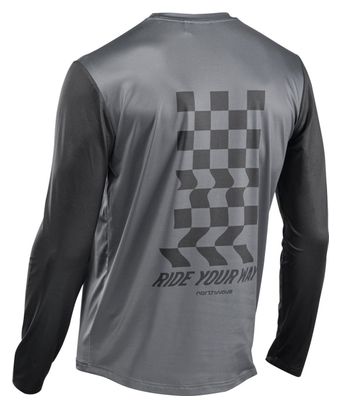 Northwave Xtrail 2 Grey/Black Long Sleeve Jersey