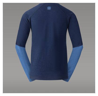 Baselayer a maniche lunghe da donna AYAQ Mefonna Merinos Blue