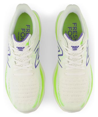 Chaussures de Running New Balance Fresh Foam X 1080 v12 Blanc Jaune