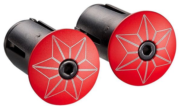 Cinta de Manubrio Supacaz Super Sticky Kush Star Fade Black/Red