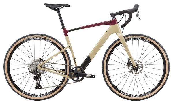 Gravel Bike Cannondale Topstone Carbon Sram Apex XPLR 12V 700 mm Beige