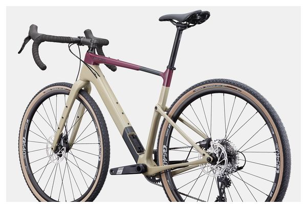 Bicicleta Gravel Cannondale Topstone Carbon Sram Apex XPLR 12V 700 mm Beige