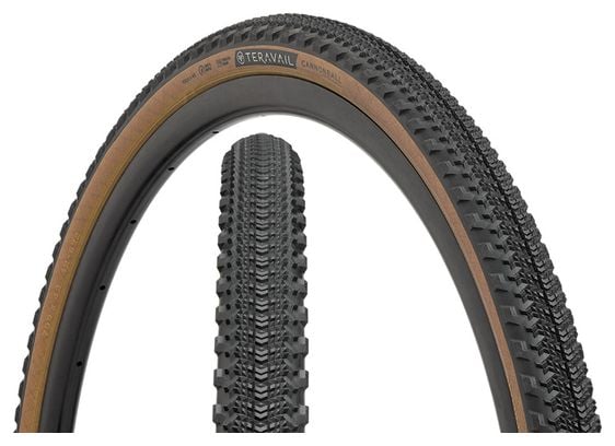 Teravail Cannonball 700 mm Kiesreifen Tubeless Ready Folding Light &amp; Geschmeidige Tan Seitenwand