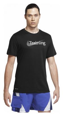 T-Shirt Manches Courtes Nike Dri-Fit Training Noir
