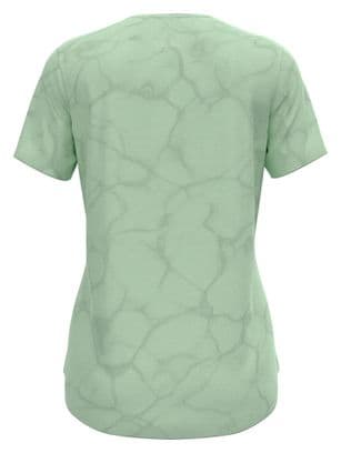 Maglietta tecnica da donna Odlo Zeroweight Engineered Chill-Tec verde
