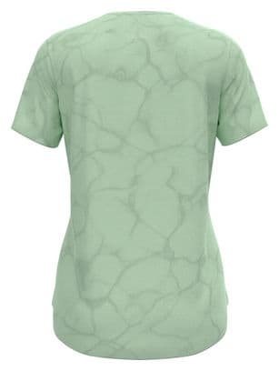 T-Shirt Technique Femme Odlo Zeroweight Engineered Chill-Tec Vert