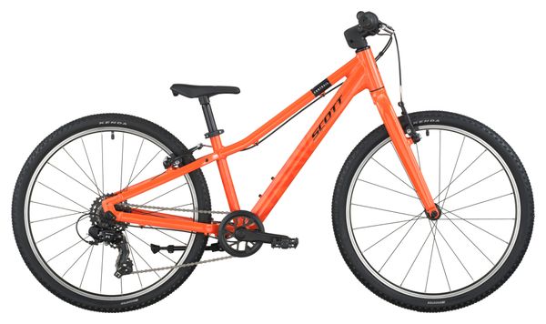 Bicicleta de montaña para niños Scott Contrail 400 Shimano Tourney 7V 24'' Naranja