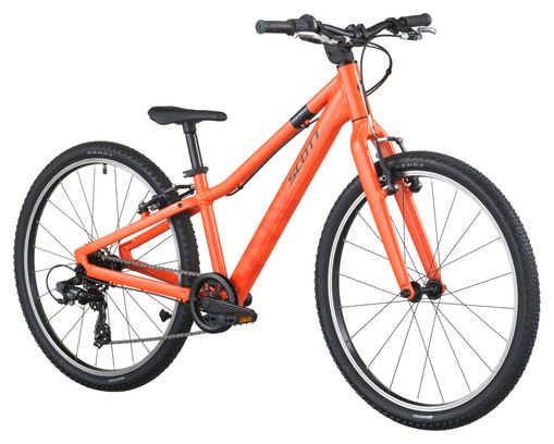 Bicicleta de montaña para niños Scott Contrail 400 Shimano Tourney 7V 24'' Naranja