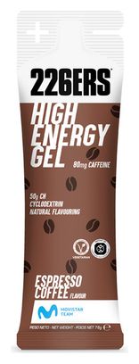 Gel énergétique 226ERS High Energy Caféine Café Expresso - 76g