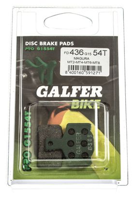 GALFER Plaquettes MAGURA MT Organique PRO G1554T 