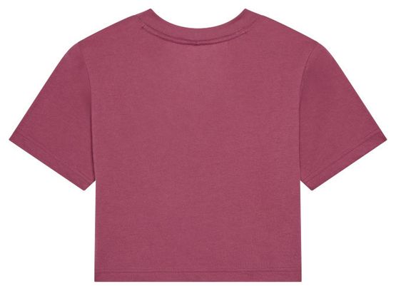Crop Top Fox Checker Baby Rose Femme