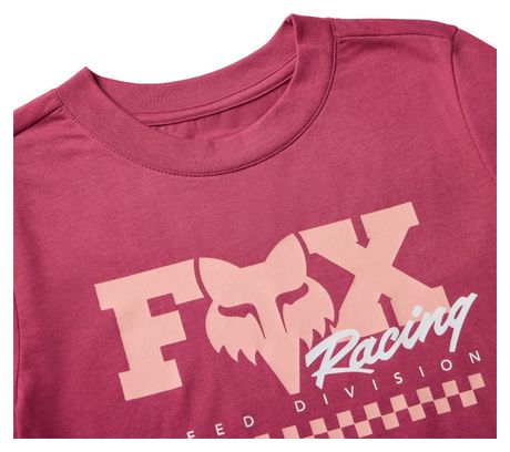 Crop Top Fox Checker Baby Rose Femme