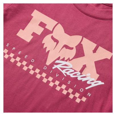 Crop Top Fox Checker Baby Rose Femme