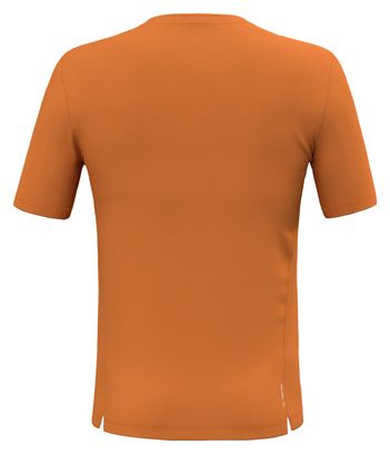 Salewa Puez Dry Korte Mouw T-shirt Oranje