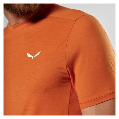 Salewa Puez Dry Orange Kurzarm T-Shirt
