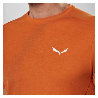Salewa Puez Dry Korte Mouw T-shirt Oranje