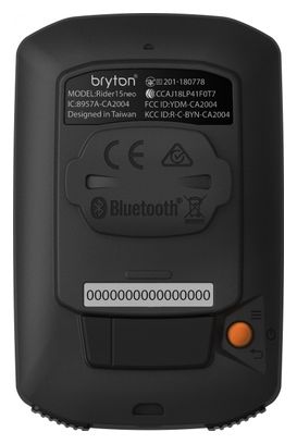 Prodotto ricondizionato - computer BRYTON Rider 15 NEO E GPS (senza sensore)