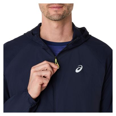 Asics Road Packable Windjacke für Herren, blau