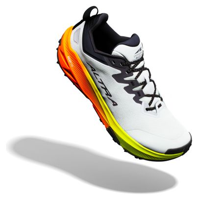 Altra Experience Wild 3+ Men's Trail Running Shoes - White/Orange/Yellow