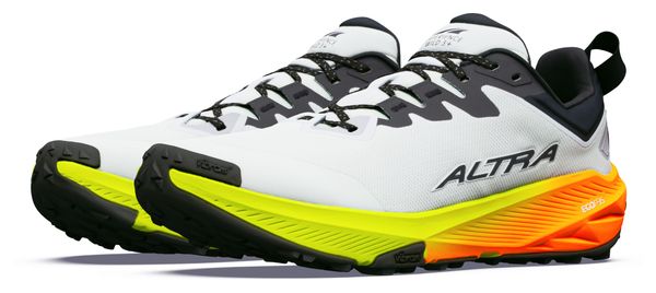 Altra Experience Wild 3+ Men's Trail Running Shoes - White/Orange/Yellow