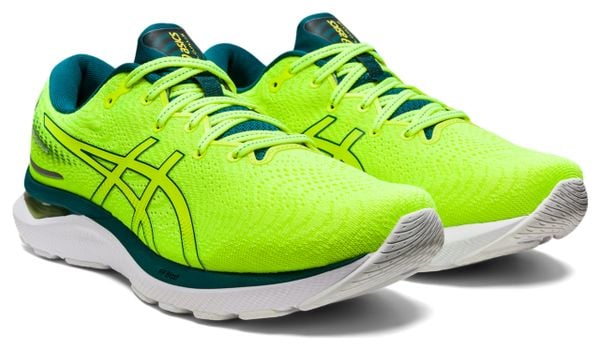 Chaussures Running Asics Gel Cumulus 24 Jaune Bleu