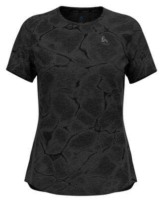 T-Shirt Technique Femme Odlo Zeroweight Engineered Chill-Tec Noir