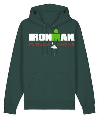 Felpa con cappuccio Ironman Portugal-Cascais Green