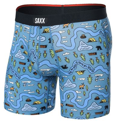 Saxx Vibe Xtra Fly Hibiscus Jungle Coral Boxer