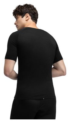 Sous-maillot vélo laine homme Cyclisme SRX Black Ice Noir