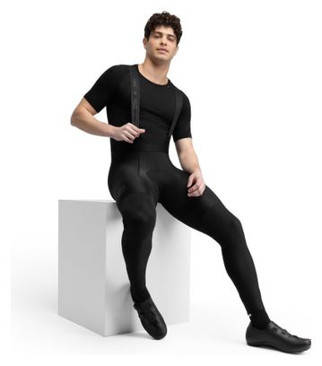 Sous-maillot vélo laine homme Cyclisme SRX Black Ice Noir