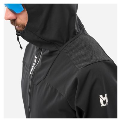 Heren Jas Millet Kamet Shield Softshell Zwart