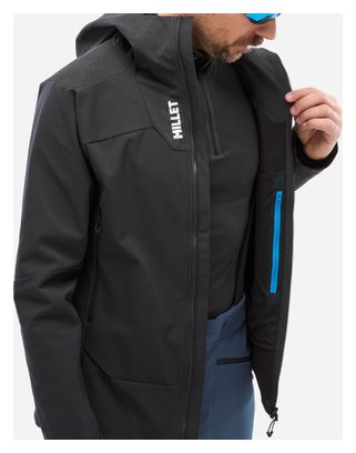Heren Jas Millet Kamet Shield Softshell Zwart