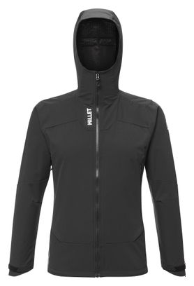 Heren Jas Millet Kamet Shield Softshell Zwart