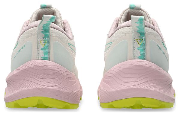 Chaussures Trail Asics Gel-Trabuco Terra 3 Beige/Rose/Vert Femme