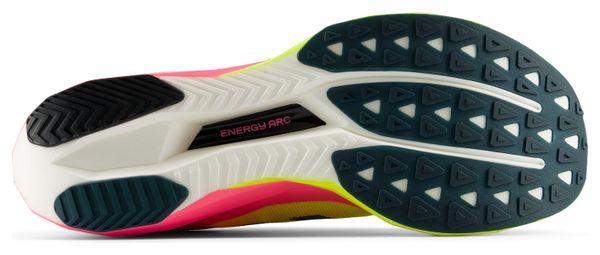 Zapatillas de running New Balance FuelCell SuperComp Elite v5 TCS London Marathon Rosa/Amarillo Hombre