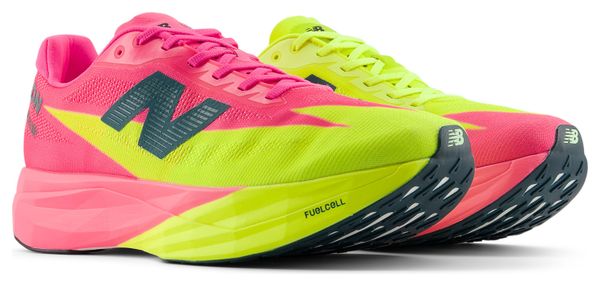 Zapatillas de running New Balance FuelCell SuperComp Elite v5 TCS London Marathon Rosa/Amarillo Hombre