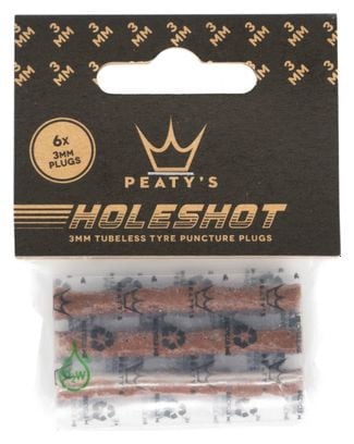 Peaty's Holeshot Tubeless Tire Plugs 6x 3mm