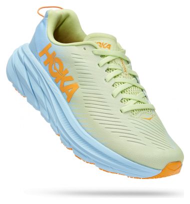 Hoka Rincon 3 Yellow Blue Women's Running Shoes