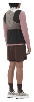 Pantalones cortos 2 en 1 Salomon Sense Aero Trail 5in Marrón Hombre