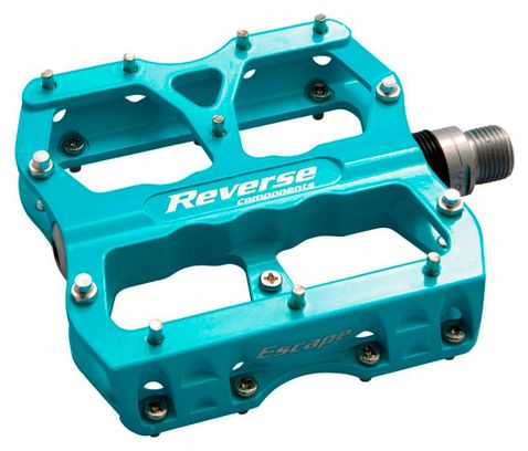 Pédales Reverse Escape Bleues Turquoise