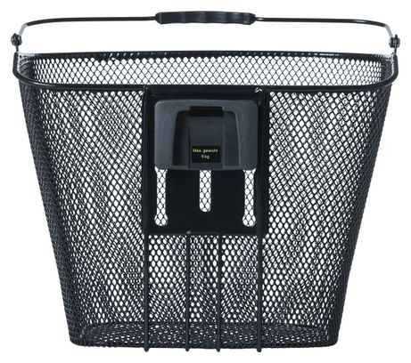 Basil Bremen BE Basket with BasEasy Stem Mount Black