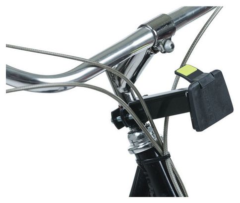 Basil Bremen BE Basket with BasEasy Stem Mount Black