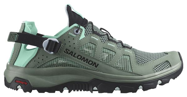 Chaussures Amphibies Salomon Techamphibian 5 Vert Femme