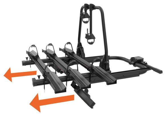 Porte-vélos 3 vélos SPINDER SL3 coulissant spécial fourgon
