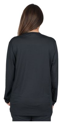 T-shirt Manches Longues Vertical Mountain Alpine Noir
