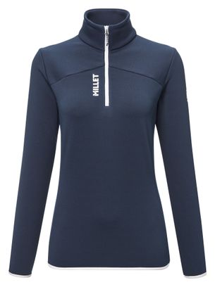 Polaire Millet Seneca 1/2 Zip Bleu Femme
