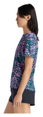 Camiseta de manga corta New Balance London Edition RC Essential Printed Rosa Mujer