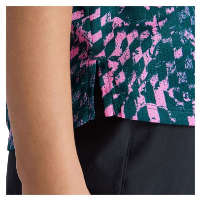 Camiseta de manga corta New Balance London Edition RC Essential Printed Rosa Mujer